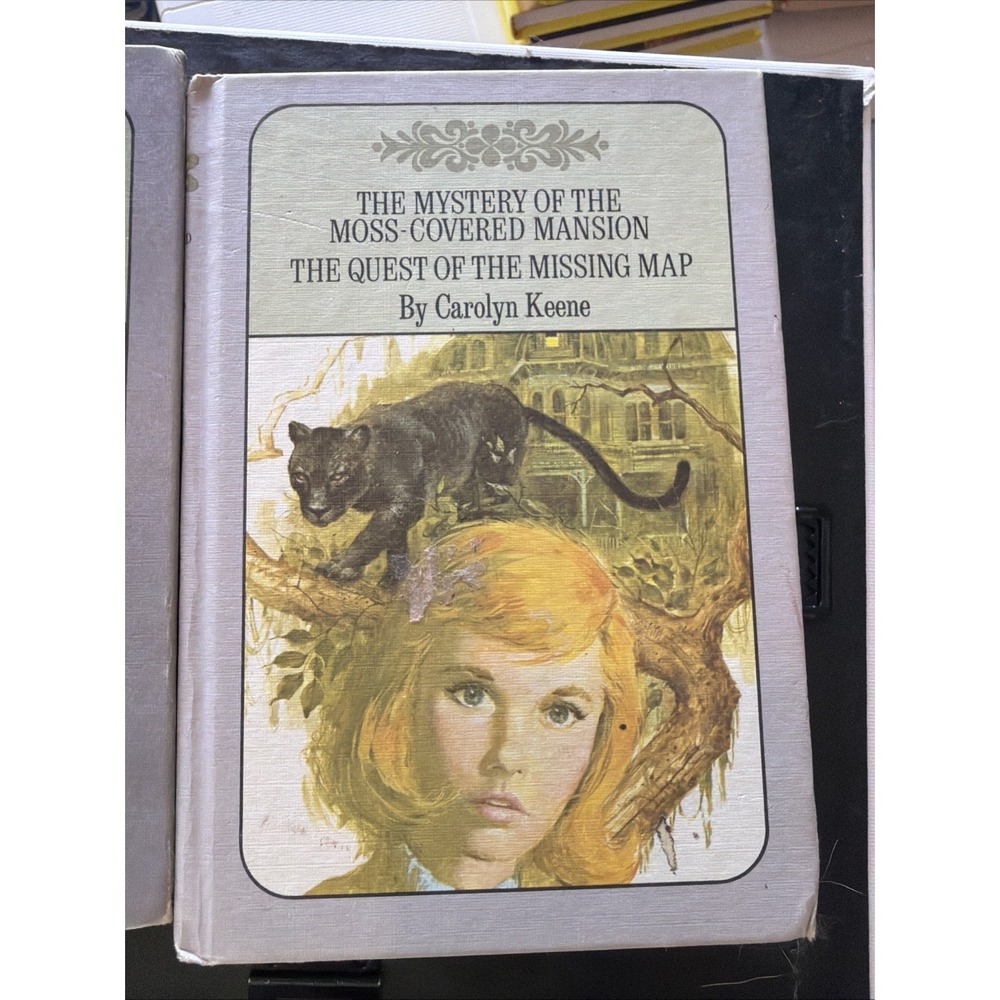 Nancy Drew,Set of 3,Grey,Vintage 2-in-1 Mystery Stories 1972 Keene - Picture 3 of 8